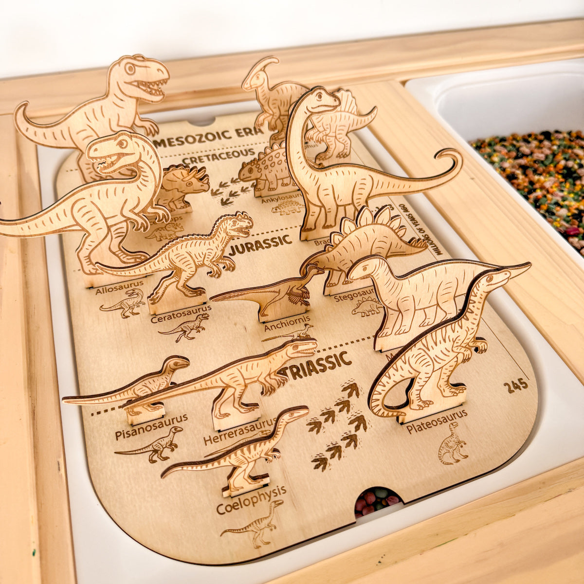 IKEA Flisat/Trofast Insert - Dinosaurs-Bandicute